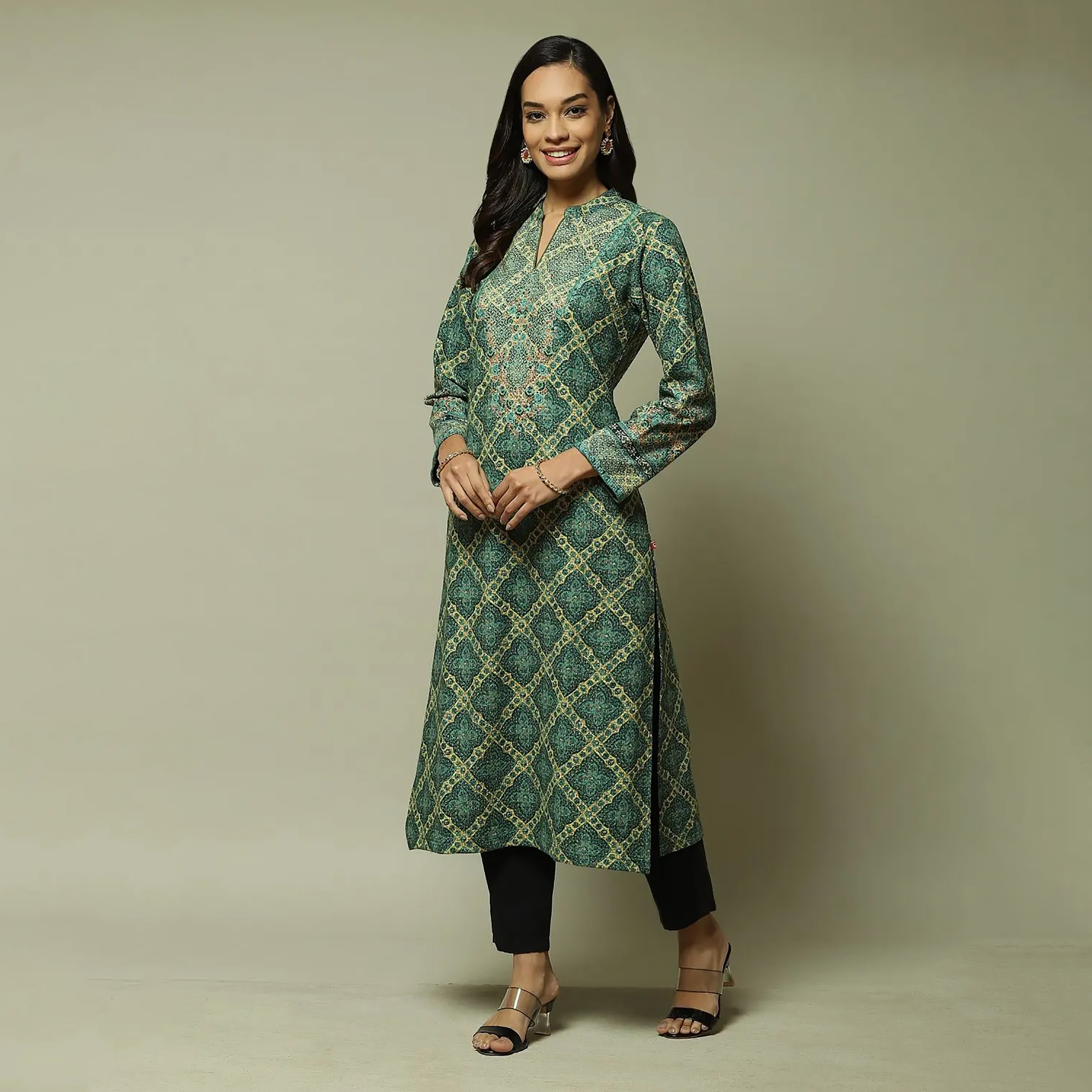 VIHAAN IMPEX Indian Kurtis for women kurta Red Kurti With Gota Patti Work  Long Kurta: Buy Online at Best Price in UAE - Amazon.ae